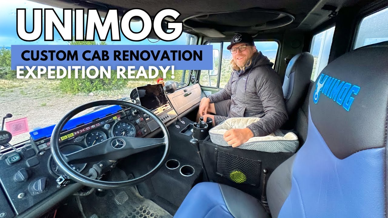 Bringing Our Unimog Into The 21st Century! Completely CUSTOM Cab Renovation | 4x4 Camper Build #21