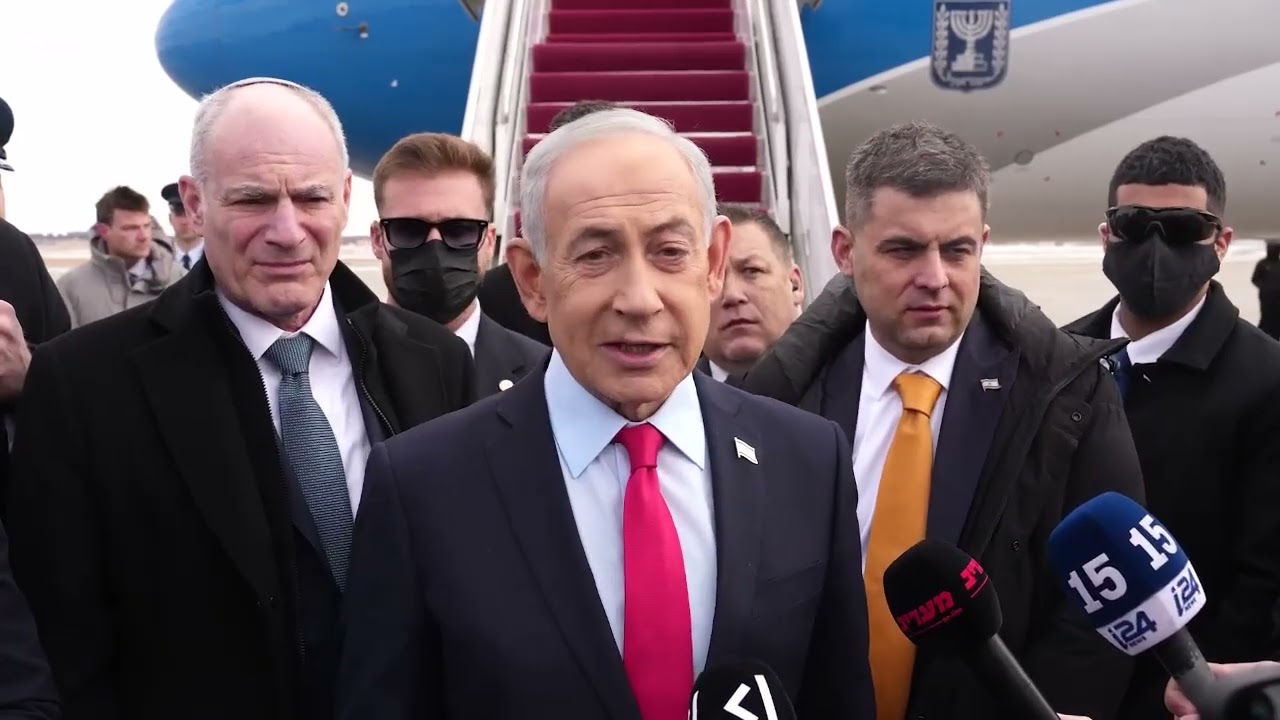 דברי ראש הממשלה בנימין נתניהו לפני המראתו חזרה לישראל אחרי ביקור מדיני בוושינגטון