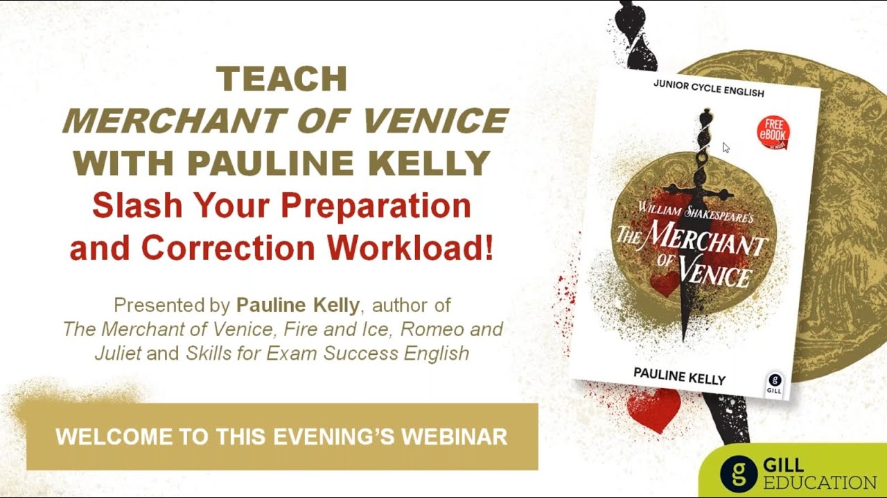 Teach 'Merchant of Venice' with Pauline Kelly – Slash Your Preparation and Correction Workload!