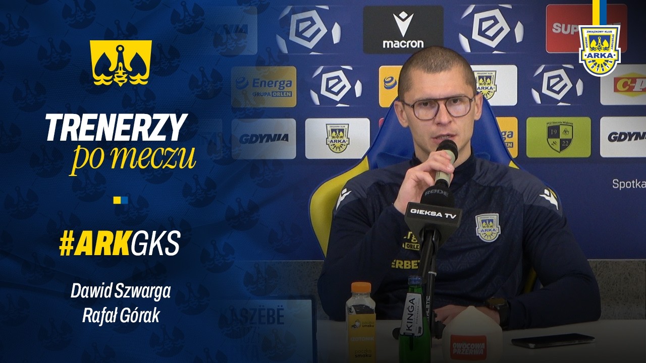 ARKA GDYNIA - GKS KATOWICE 2:1. TRENERZY PO MECZU