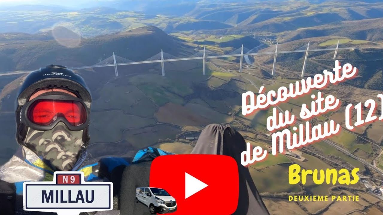 PARAPENTE à MILLAU (12) site de Brunas partie 1