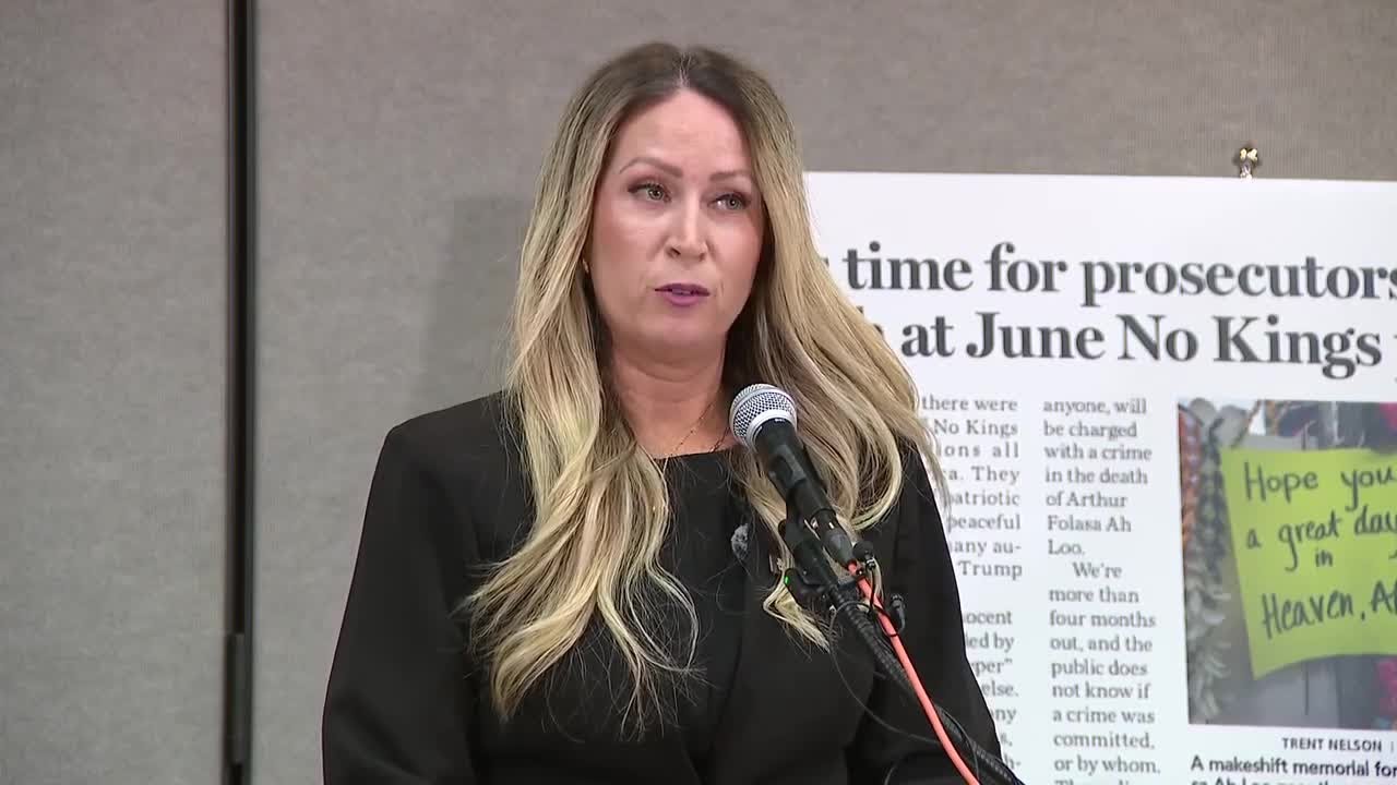 ПОЛНЫЙ БРИФИНГ: Семья А Лу проводит пресс-конференцию по расследованию стрельбы в знак протеста