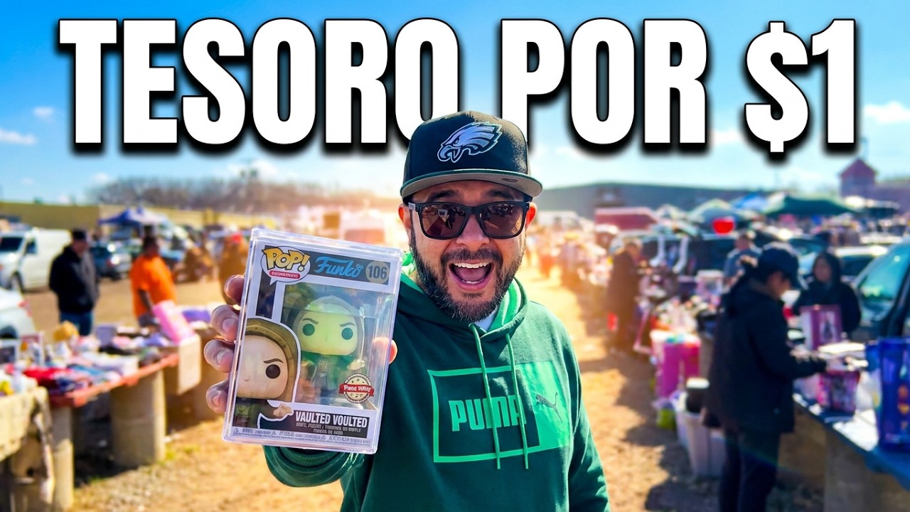 Visité Un Mercado de Pulgas Lleno De Cosas Increíbles en USA