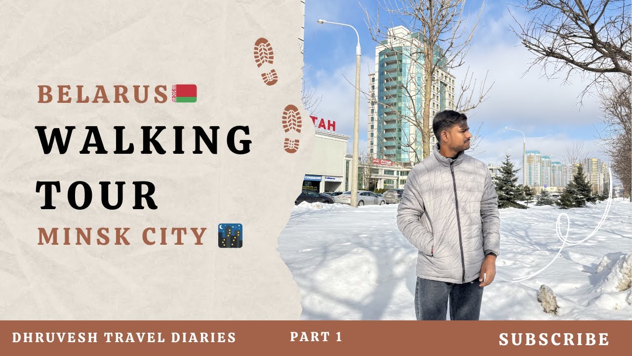 Belarus 🇧🇾 Capital Minsk City: Walking Tour & Important Info!Useful Info for Travelers (Part 1)