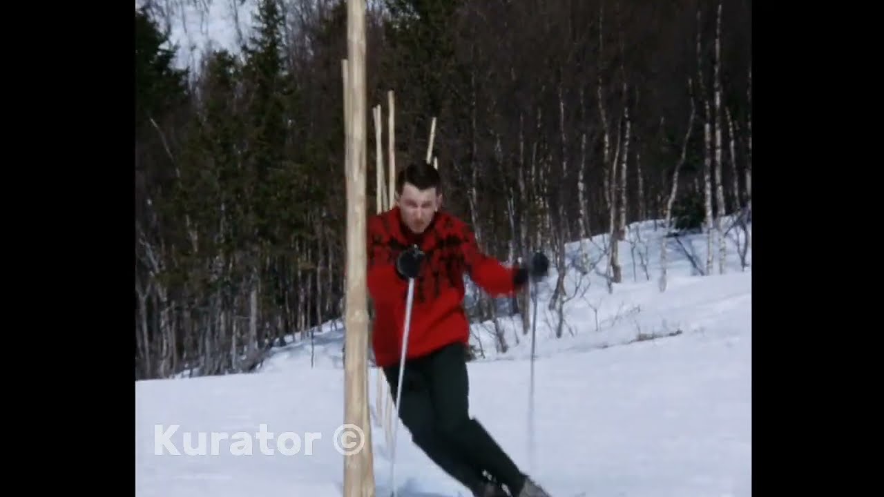 various skiing   downhill   slalom   Åre   1960´s