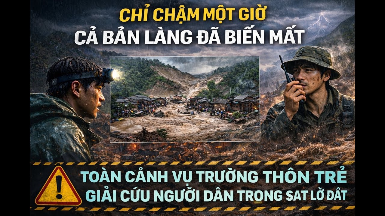 Trưởng Thôn Trẻ Cứu Cả Buôn Làng Trước Khi Lũ Quét, Sạt Lở Ập Tới!