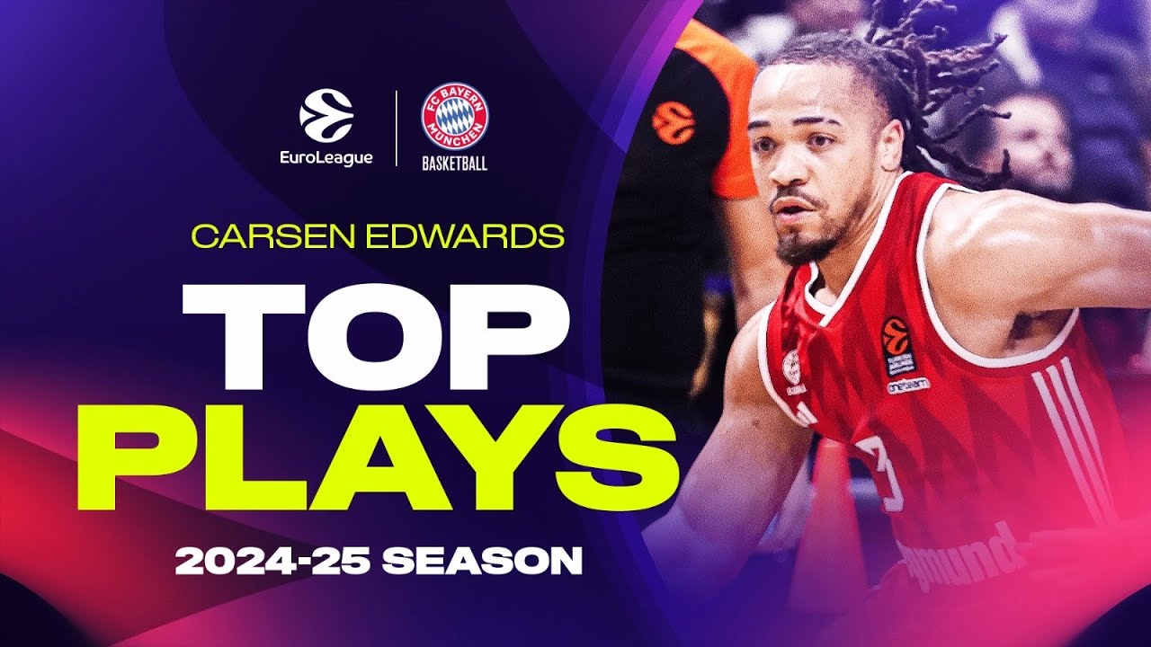 Carsen EDWARDS BEST Plays Compilation | EuroLeague 2024–25 