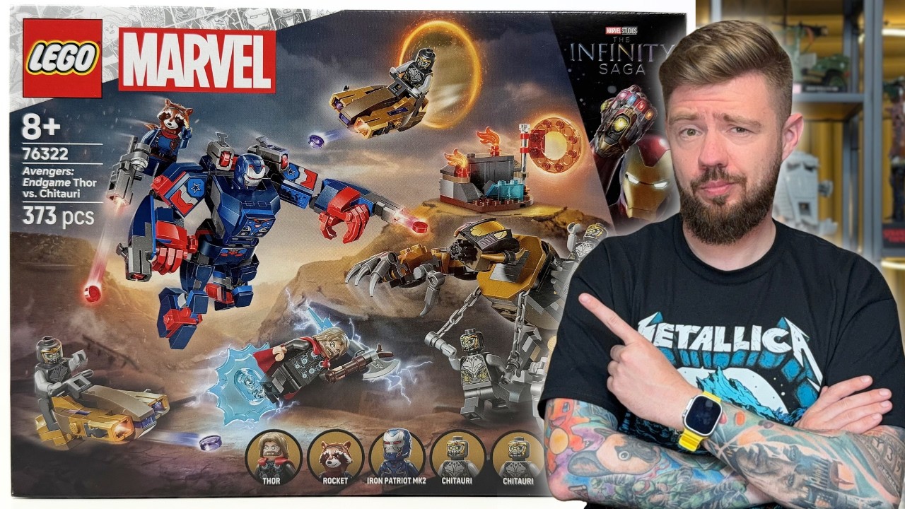 THOR KONTRA CHITAURI 🔨 LEGO MARVEL 76322 RECENZJA
