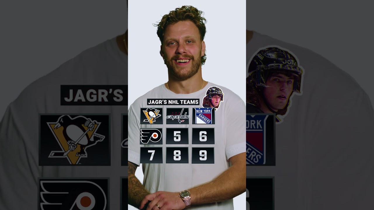 Pasta attempts to name EVERY JAGR NHL team IN ORDER! 🫡🍝