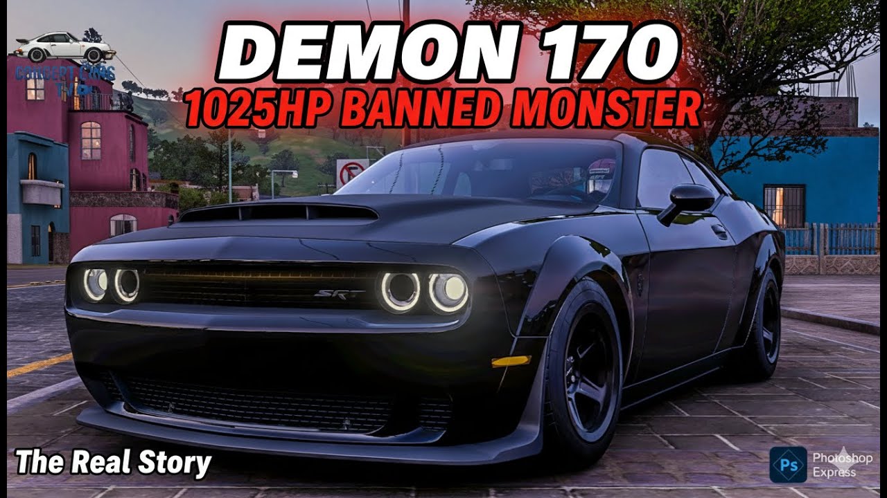 Dodge Demon 170 - The 1025HP Monster Banned From Drag Racing