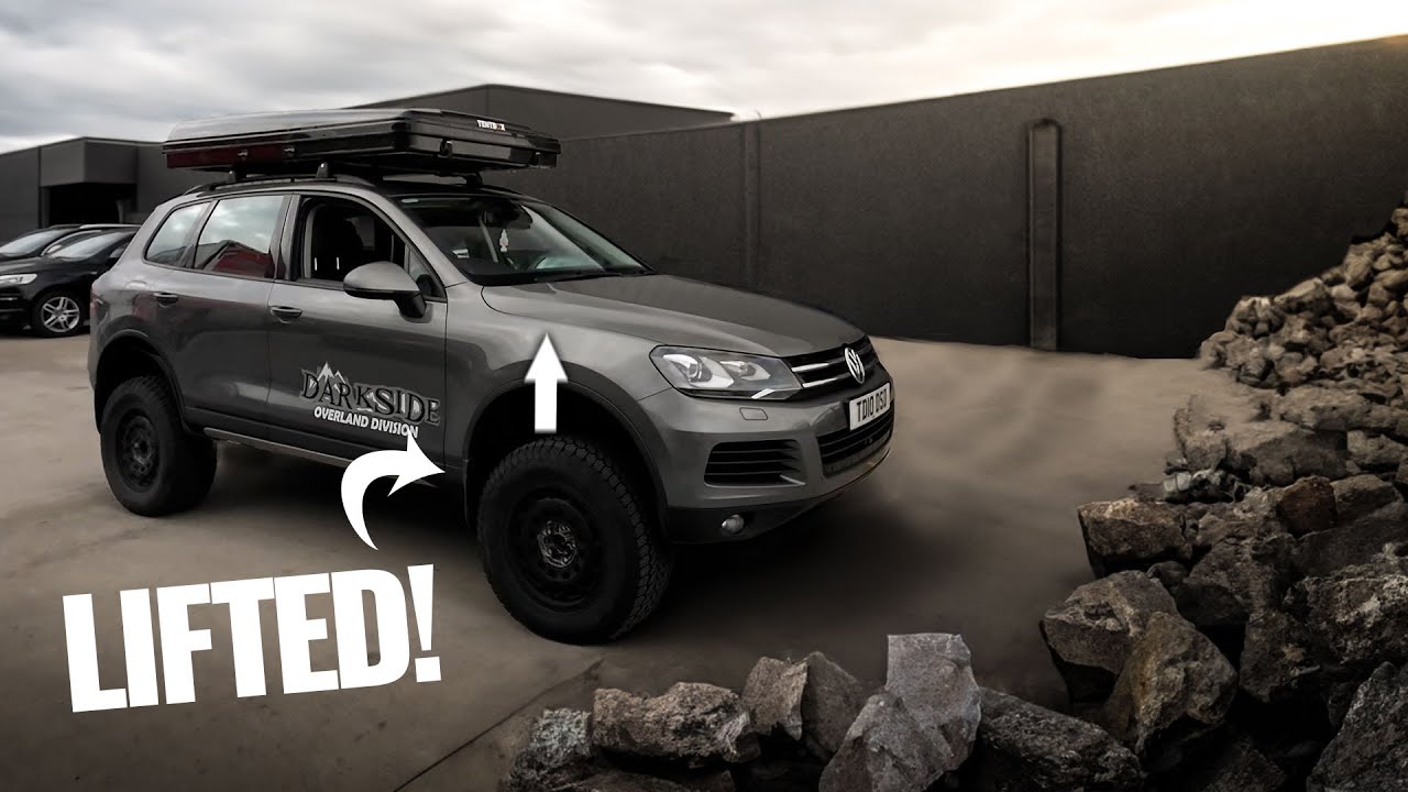 LIFTING Our V6 TDI TOUAREG ESCAPE!! 🏋🏻