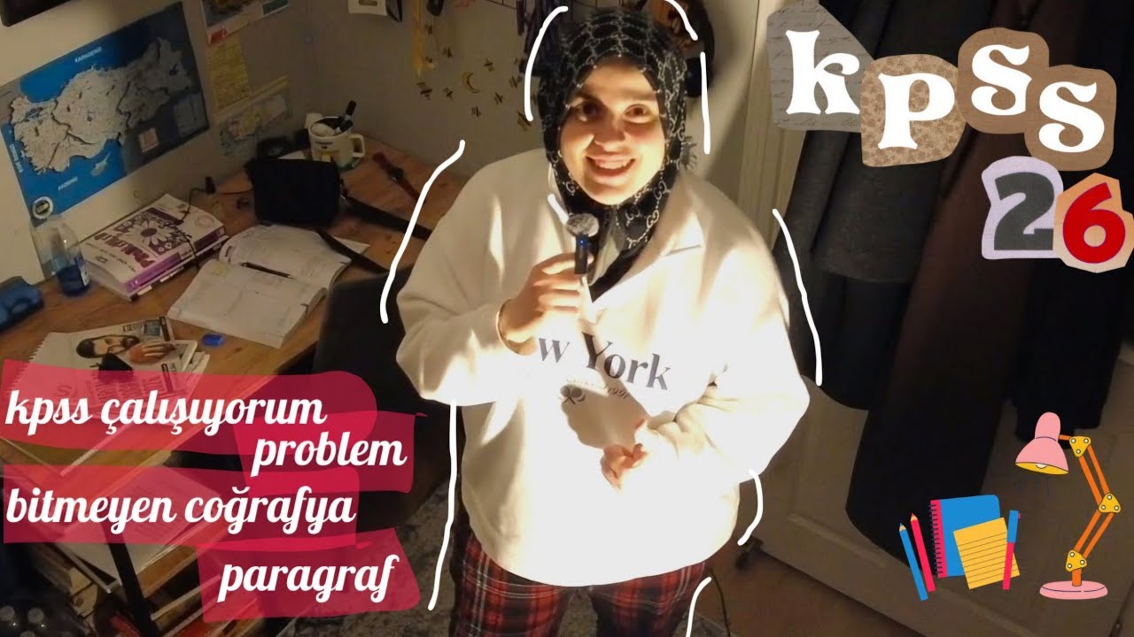 KPSS Vlog | PARAGRAF ve PROBLEM artık bizim evimiz, bitmeyen COĞRAFYA yapmışlar