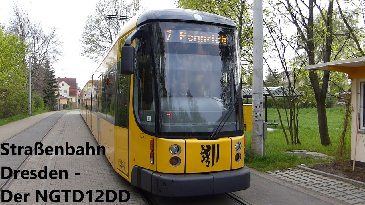 Straßenbahn Dresden - Der NGTD12DD [HD]