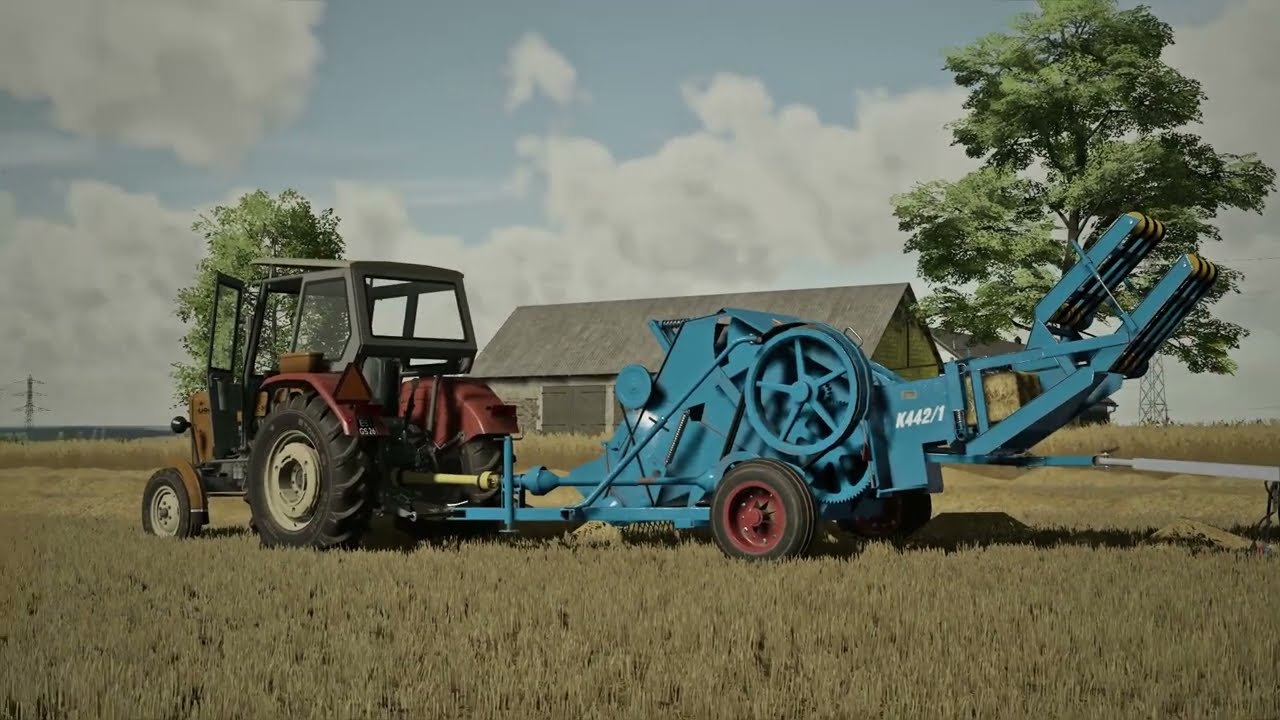 Farming Simulator 22 - Prasa kostkująca Fortschritt K442/1 W.I.P.