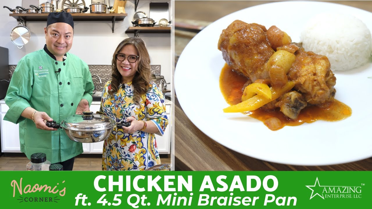 Easy & Delicious Chicken Asado with Jonathan Canlas | ft. Saladmaster LIMITED EDITION MINI BRAISER