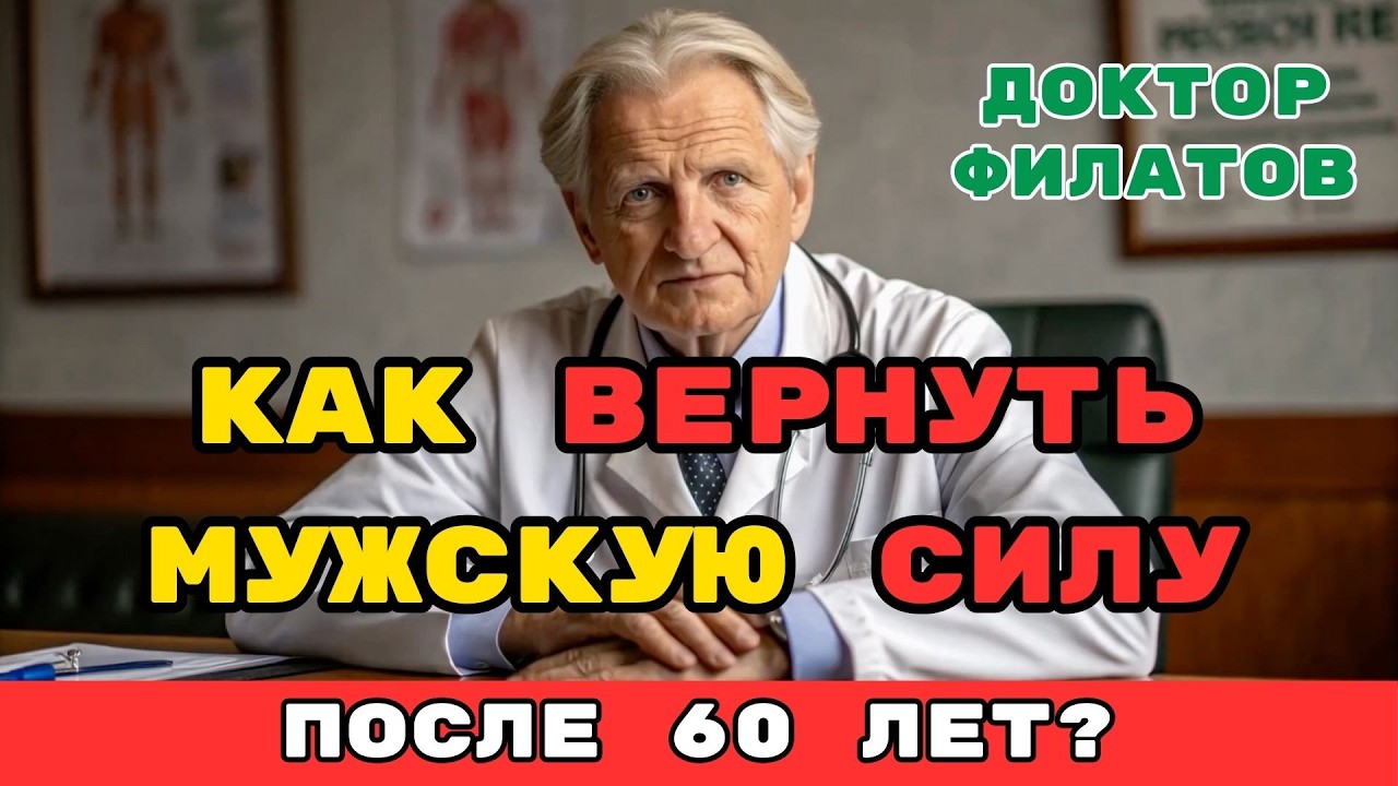МУЖСКОЕ ЗДОРОВЬЕ после 60: 3 минуты утром для возвращения СИЛЫ! Секрет утренней эрекции. Филатов