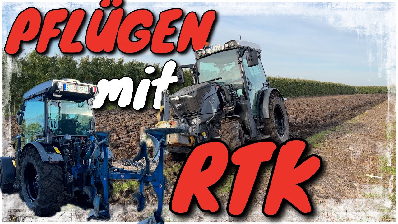 Obsthof Raddatz - FENDT 211P VARIO I pflügen mit RTK