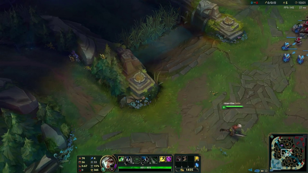 Visual Indicators for hard wall hops with Riven.