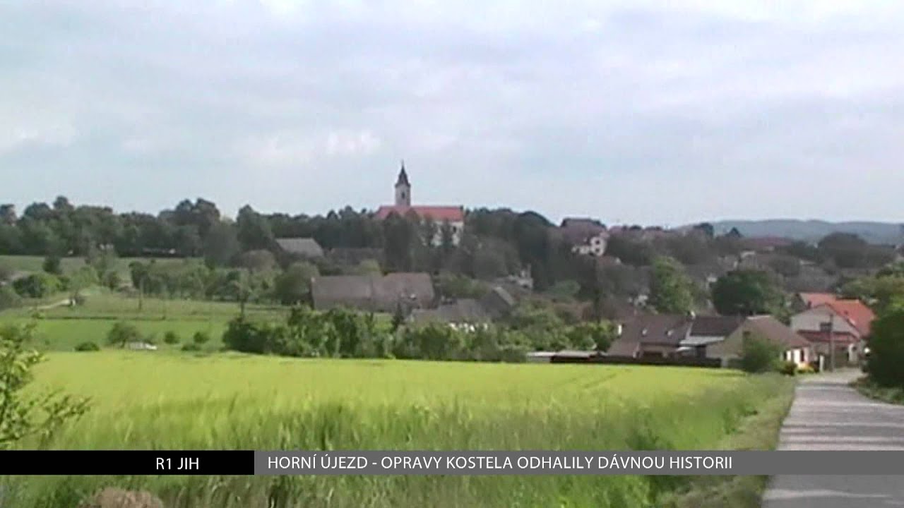 HORNÍ ÚJEZD: Oprava kostela odhalila žulosyenit (R1 JIH)