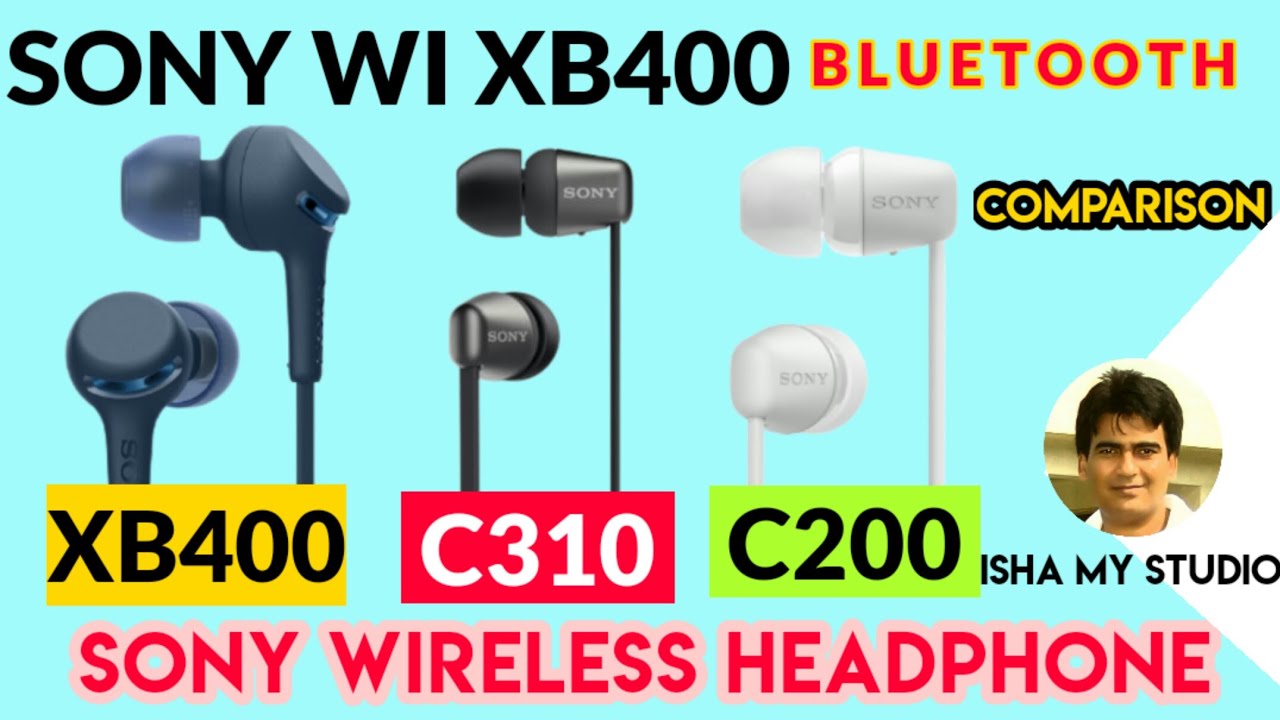 Sony WI - XB400 | C310 | C200 | Sony Earphone SonyBluetooth headphone