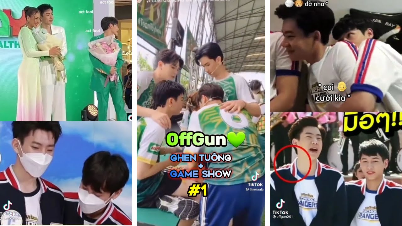 [TikTok] OffGun những lần ghen tuông + đi show là phụ phát 🍚🐶là chính #1
