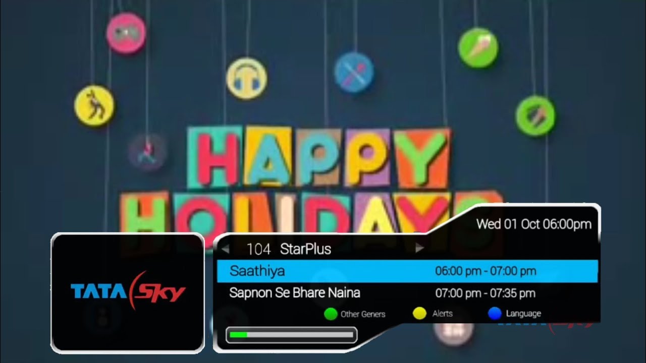 Tata Sky HD Box EPG Channel Navigation UI 2015 | #tatasky | #2015   .