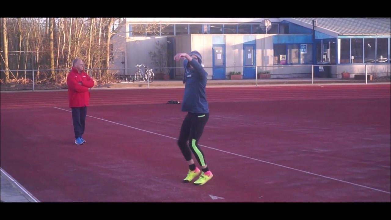 Movie of javelin drills Timothy Herman 18 march 2019