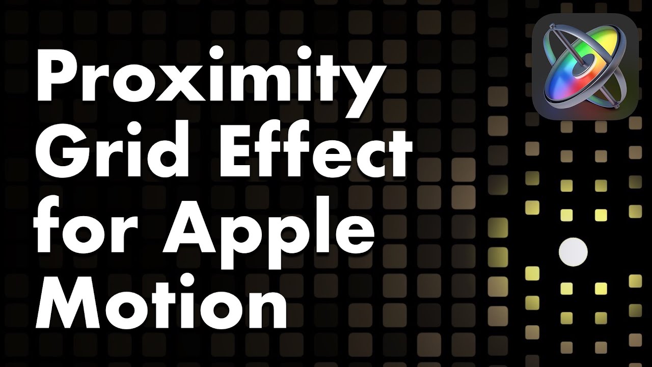 Эффект сетки близости для Apple Motion