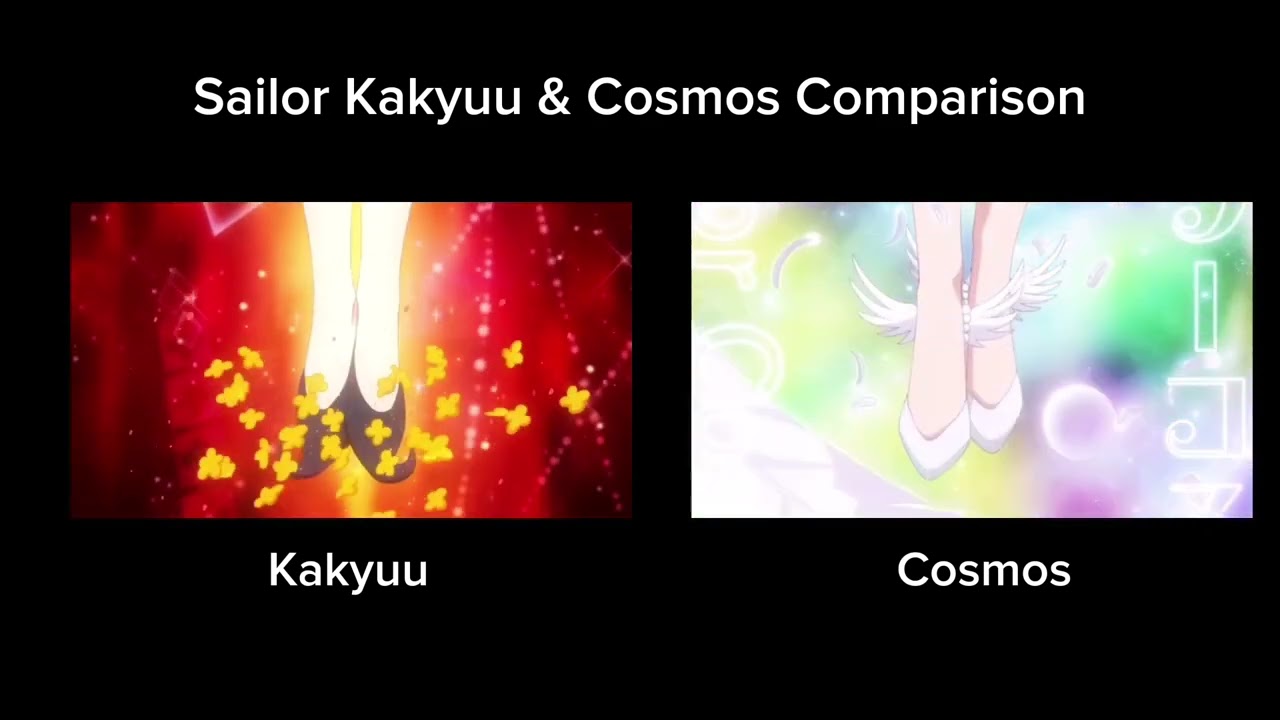 Sailor Kakyuu & Cosmos Comparison