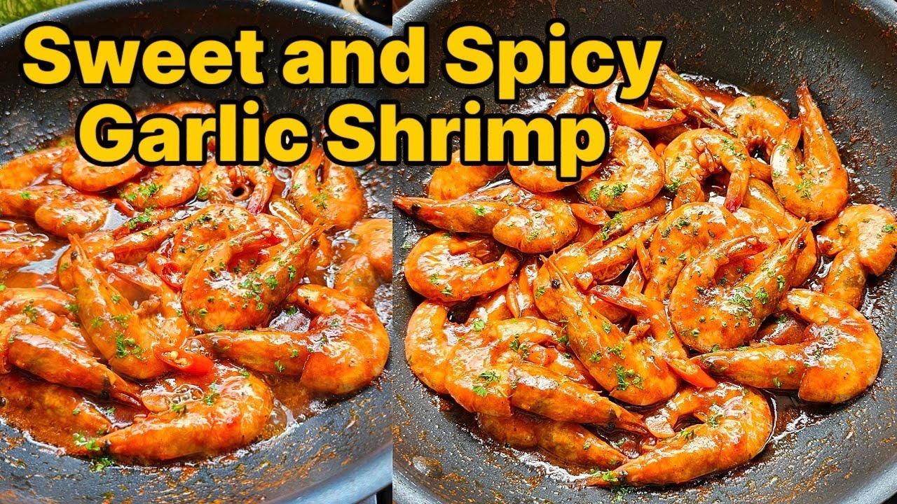 Sweet and Spicy Garlic Shrimp – A Flavor-Packed Seafood Delight