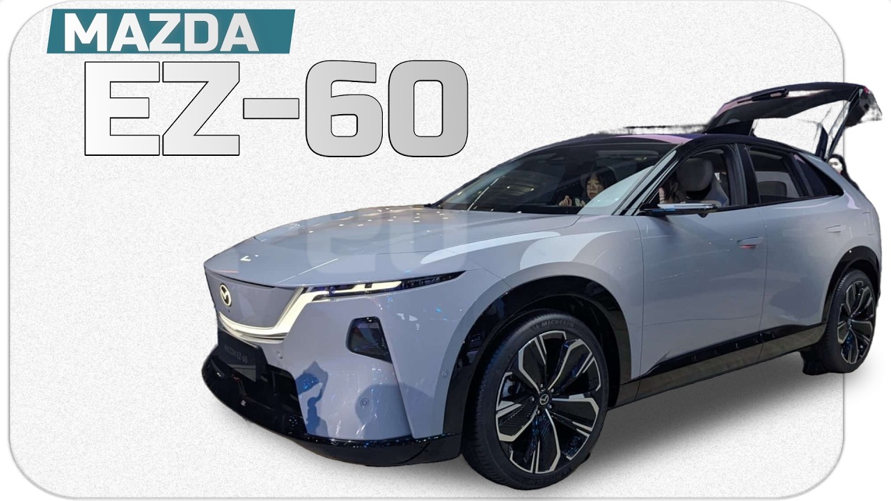 Mazda EZ-60 (CX-6e):A Stunning EV SUV With 26,000+ Preorders!–with BEV & EREV Power &Futuristic Tech