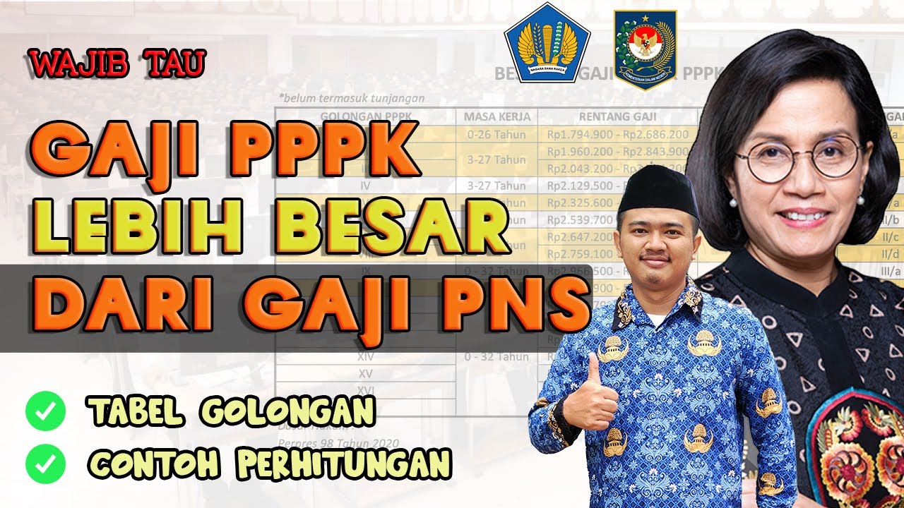 🟠 RINCIAN GAJI DAN TUNJANGAN PPPK 2023