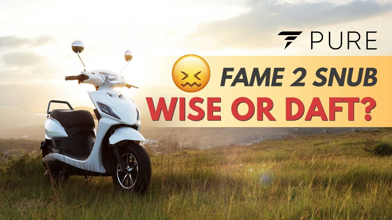 Electric Scooter FAME Subsidies : 