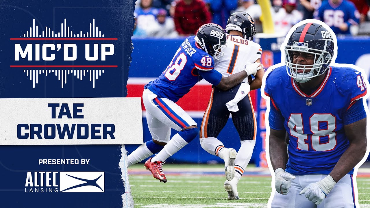 Tae Crowder MIC'D UP vs. Bears 🗣 