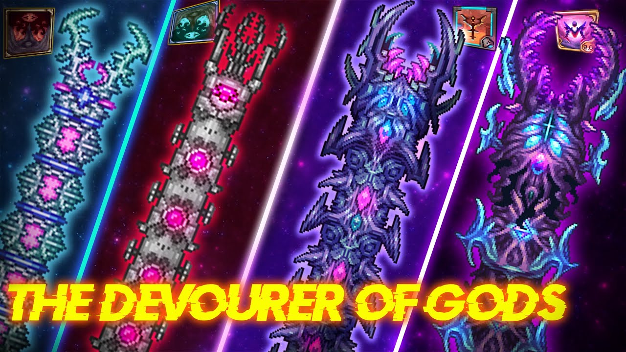 Evolution of Devourer of Gods (2016 - 2024) | Terraria Calamity Mod Evolution