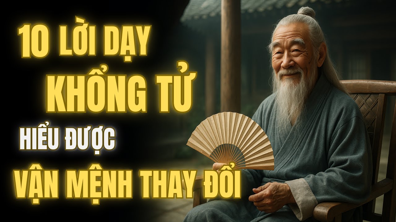 10 LỜI DẠY CỦA KHỔNG TỬ - GIÚP HẬU THẾ THẤU ĐỜI, THẤU NGƯỜI, THẤU VẬN MỆNH