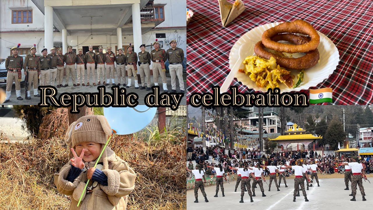 Republic day celebration at Buddha park, Bomdila📍❤️|| 