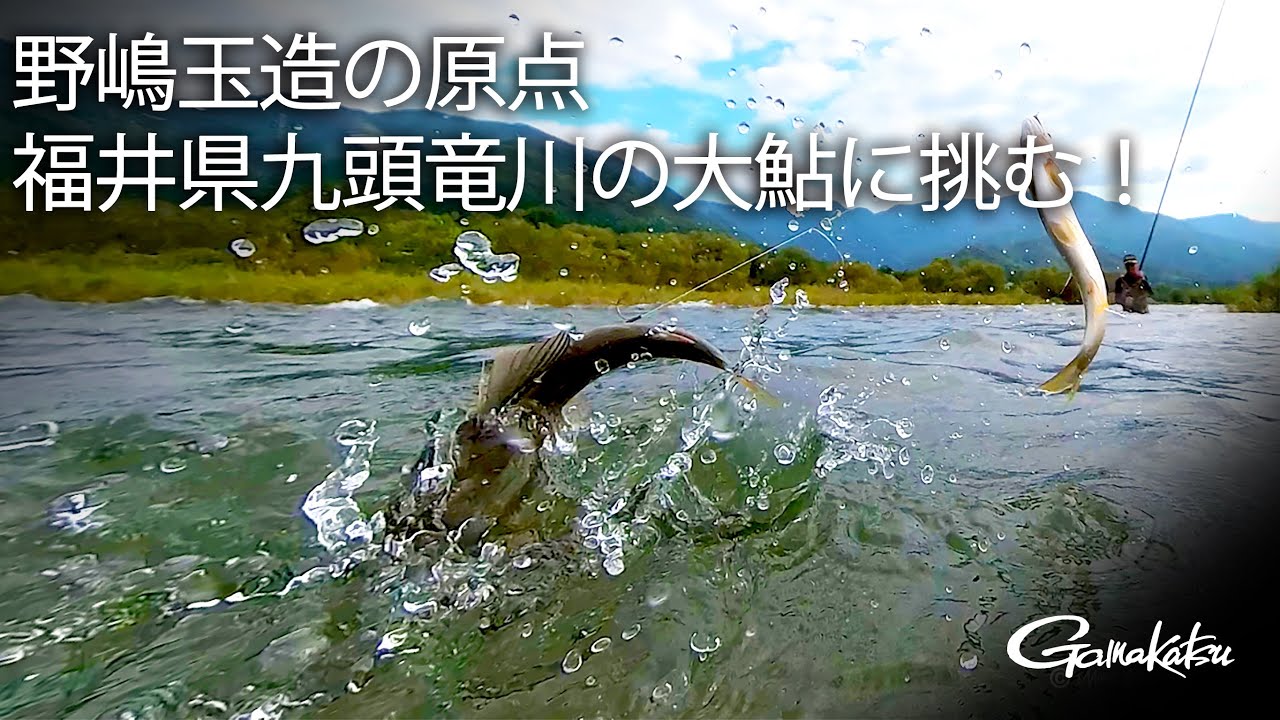 野嶋玉造の原点 福井県九頭竜川の大鮎に挑む！【G WORLD #11】