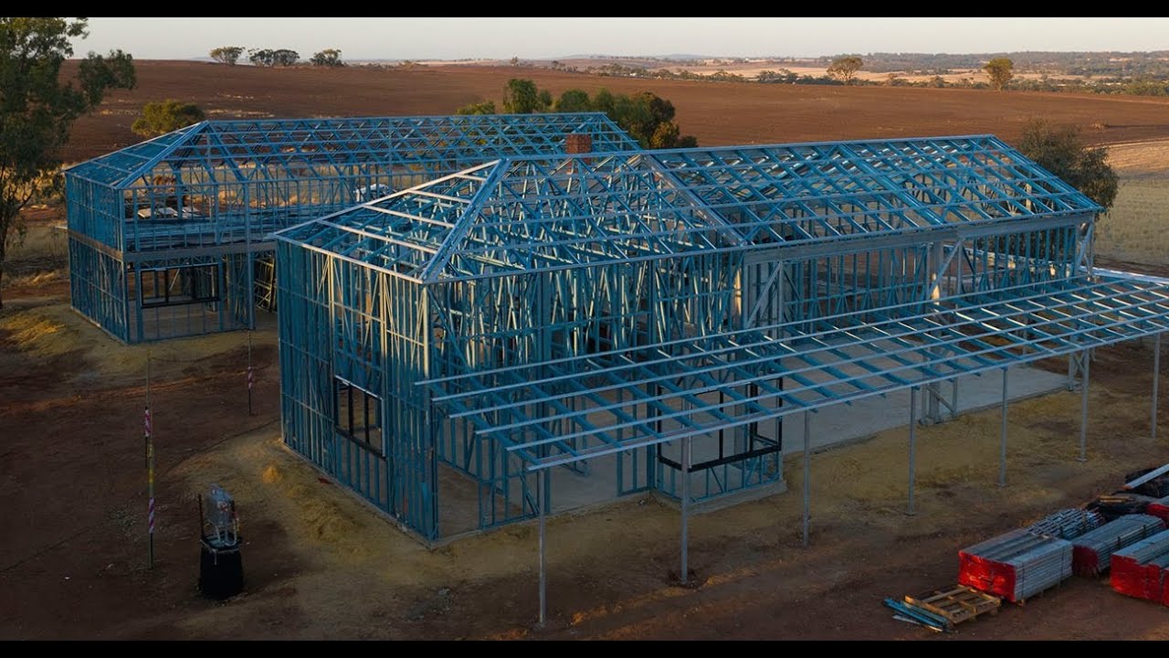 Light gauge steel frame building system for commercial residential and industrial projects