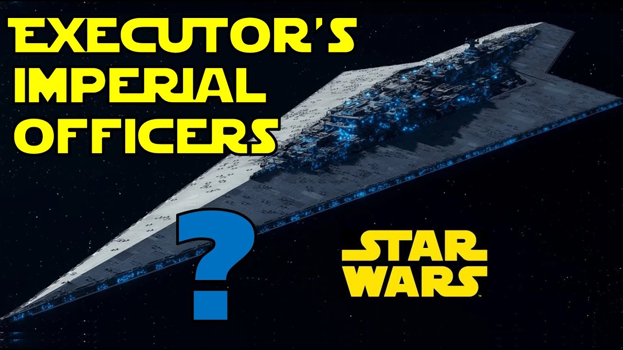 Imperial Officers Onboard The Executor-Class Star Dreadnought in Star Wars