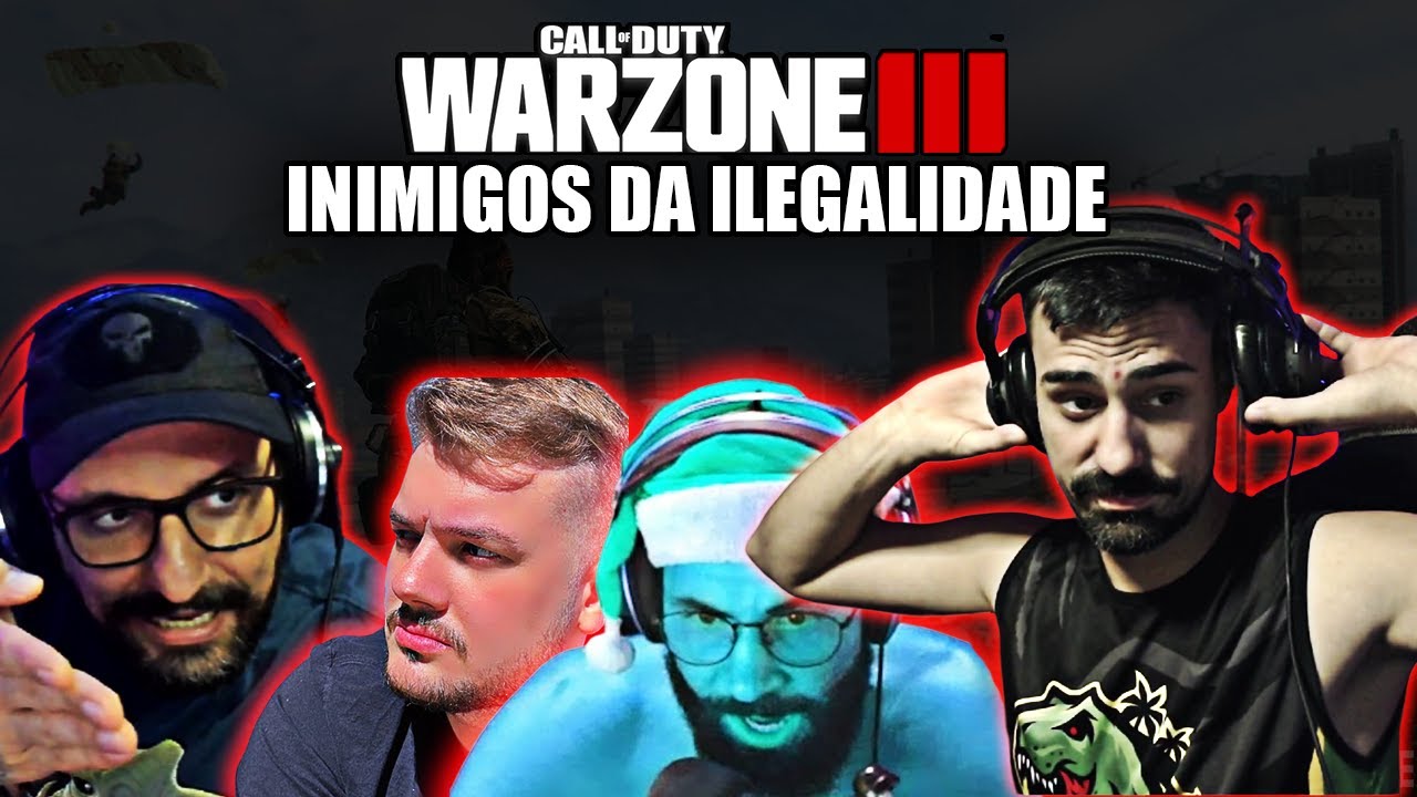 COMBATENDO A ILEGALIDADE NO COD WARZONE 3 - SMZINHO ZANFAS SN4RFX FABIOCOG