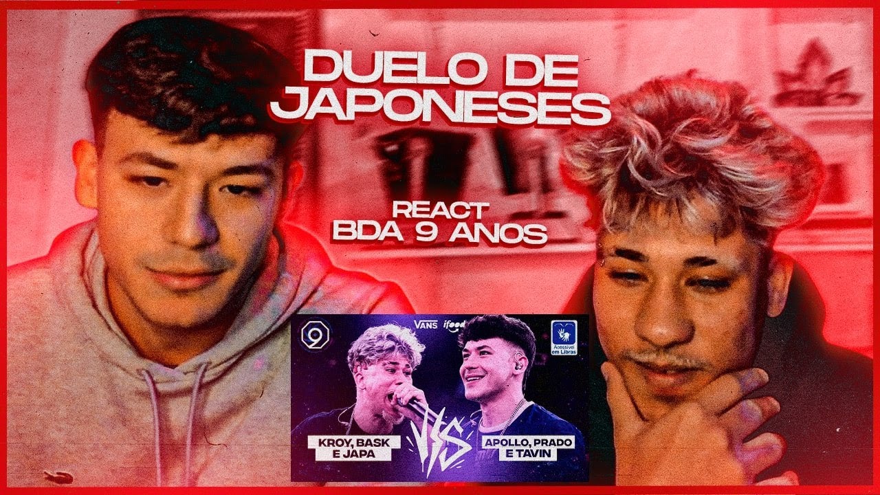 JAPA E APOLLO REAGEM A KROY, BASK E JAPA X APOLLO, PRADO E TAVIN | SEMIFINAL | BDA 9 ANOS 🔥