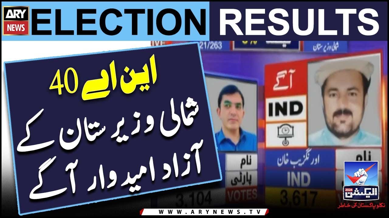 NA-40 North Waziristan: Azad Umeedwar agay
