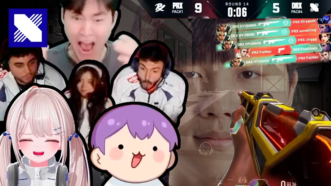 대장군ㅣChampions Paris DRX vs PRX 스트리머들의 반응 모음(feat. 김된모/행돌/베베리/Tarik, valyn)