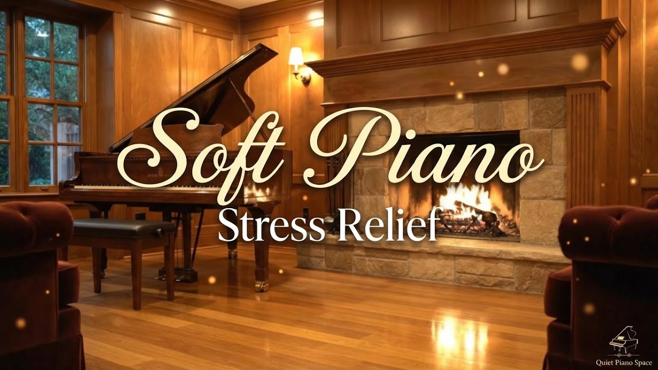 Soft Piano Music for Stress Relief & Relaxation | Calm and Gentle Piano