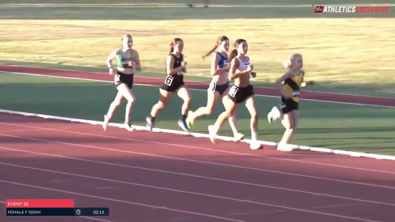 Female F 1500m: 2025-26 Victorian Milers Club - Meet 3