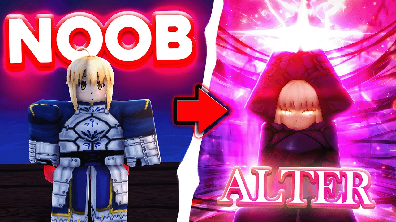 Превращение из новичка в альтера-сабля в Roblox Sailor Piece