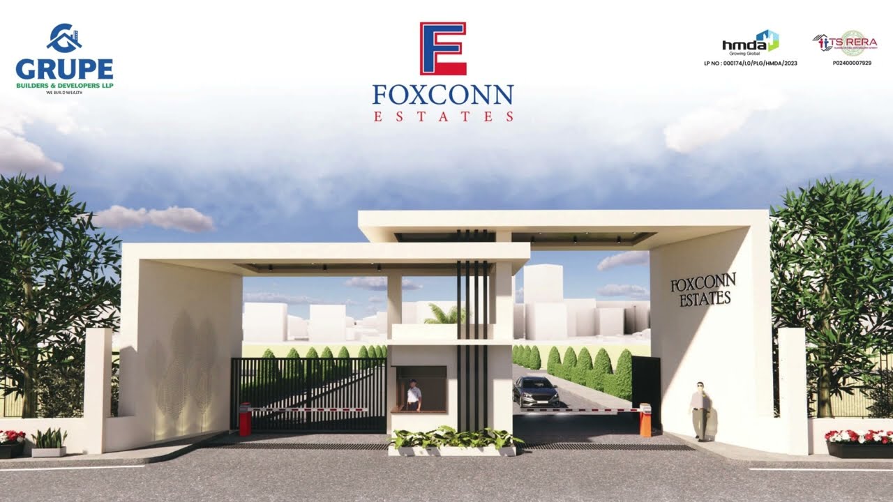 Foxconn Estates: Premium Villa Plots in Hyderabad | Brought to You by |@ewns.ventures