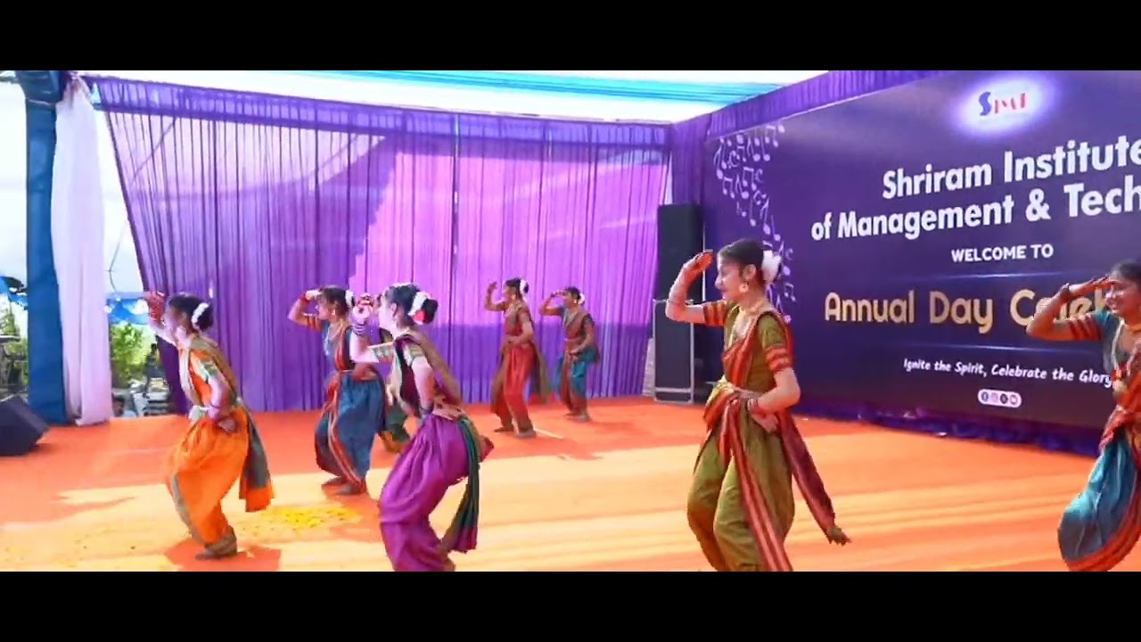 Mrathi dance performance / annual function of @shriraminstitutekashipur 2025