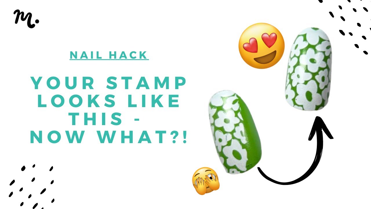 How to Easily Fix an Incomplete Nail Stamp!! | Maniology LIVE!